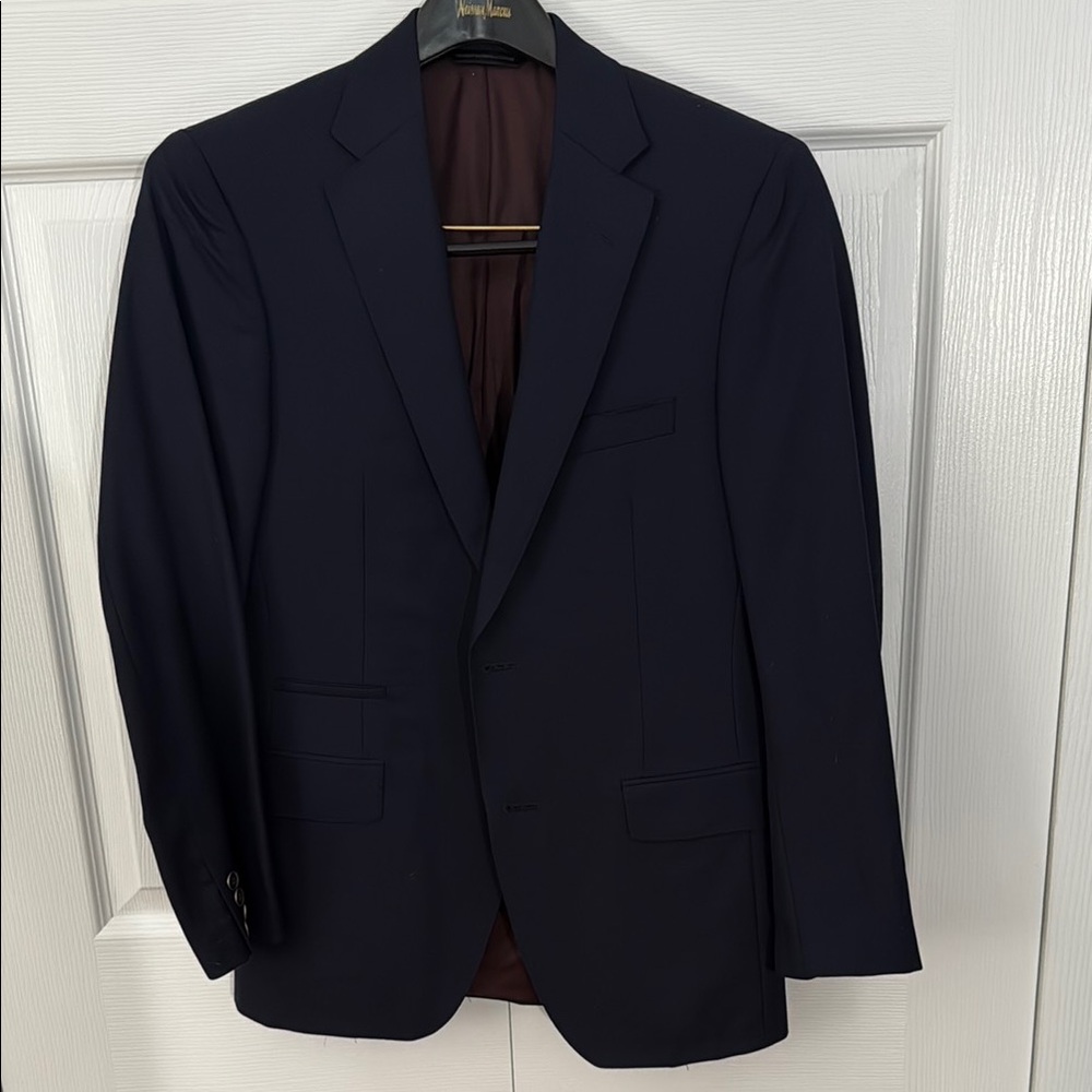 Saks Fifth Avenue Blue Sport Coat Classic Tailoring